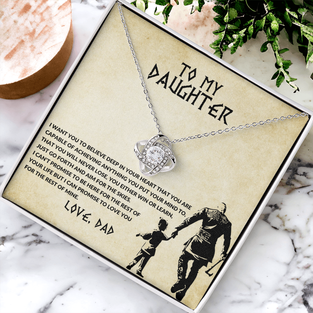 To My Daughter - Believe Deep - Beautiful Gift Set - SSD33V2 Jewelry ShineOn Fulfillment