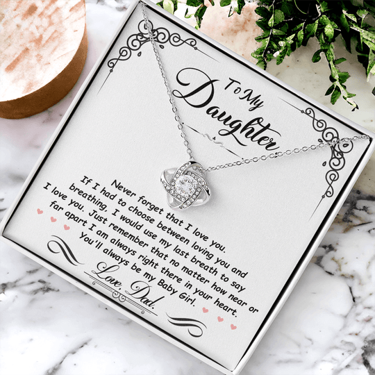 To My Daughter - Last Breath - Beautiful Gift Set - SSD31 Jewelry ShineOn Fulfillment