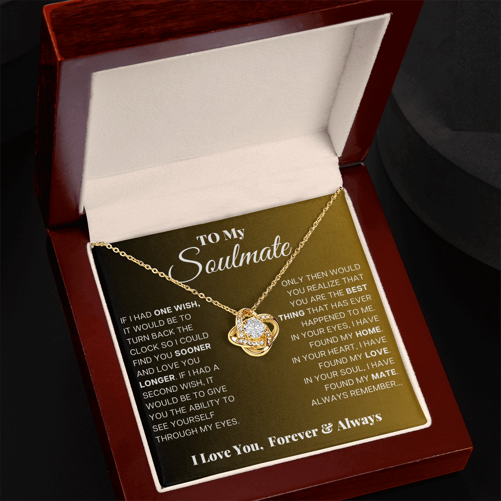 To My Soulmate - Beautiful Gift Set - SSSM5V Jewelry ShineOn Fulfillment