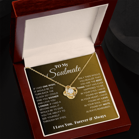 To My Soulmate - Beautiful Gift Set - SSSM5V Jewelry ShineOn Fulfillment