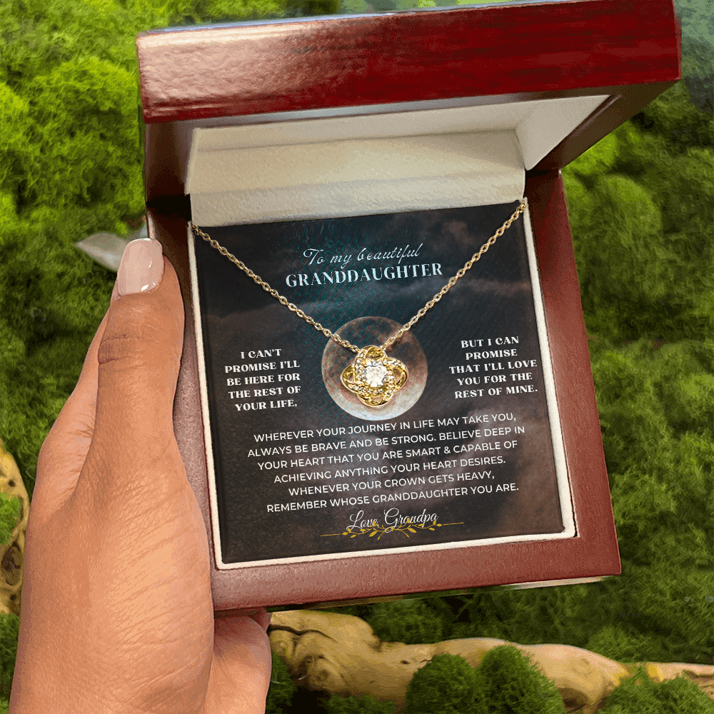 To My Beautiful Granddaughter - Love Knot Gift Set - SS117CKV33 Jewelry ShineOn Fulfillment