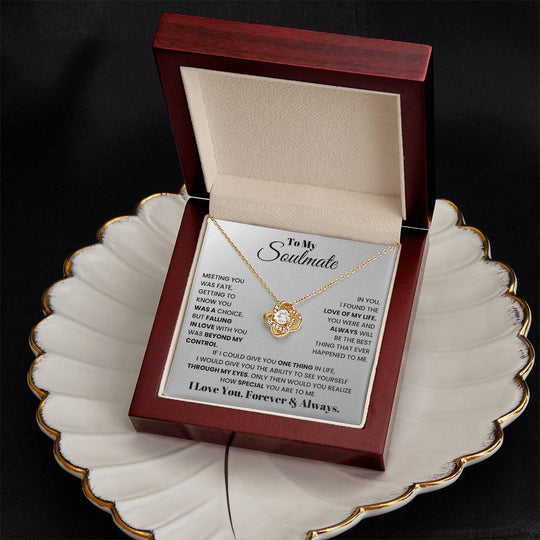 To My Soulmate - Beautiful Gift Set - SSS1 Jewelry ShineOn Fulfillment