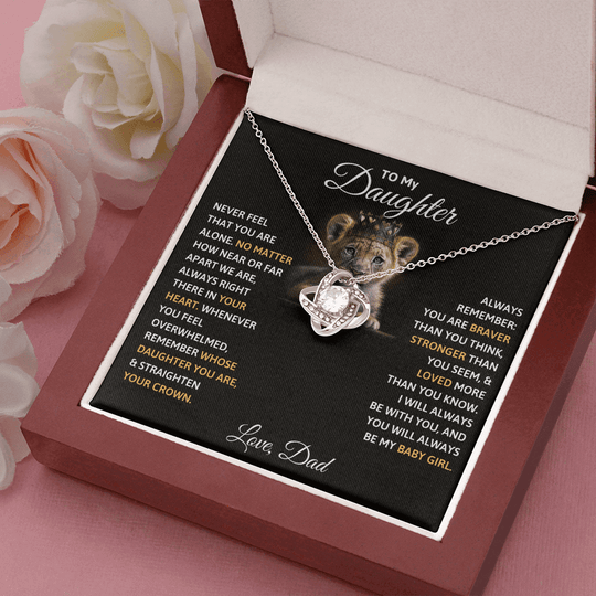 To My Daughter Necklace - Beautiful Gift Set - IV452 [ALMOST SOLD OUT]