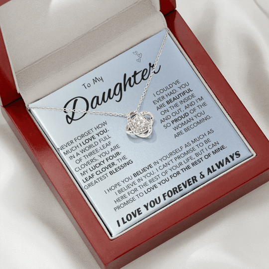 To My Daughter Necklace – Meaningful Gift for Daughter - IV56D