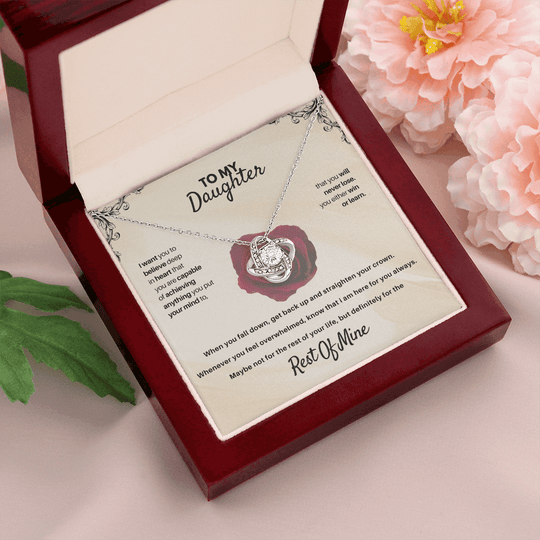 To My Daughter - Rest Of Mine - Beautiful Gift Set - SSD30V1 Jewelry ShineOn Fulfillment