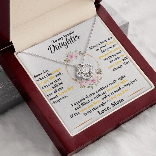To My Lovely Daughter - Love Mom - Beautiful Gift Set - SSD35 Jewelry ShineOn Fulfillment