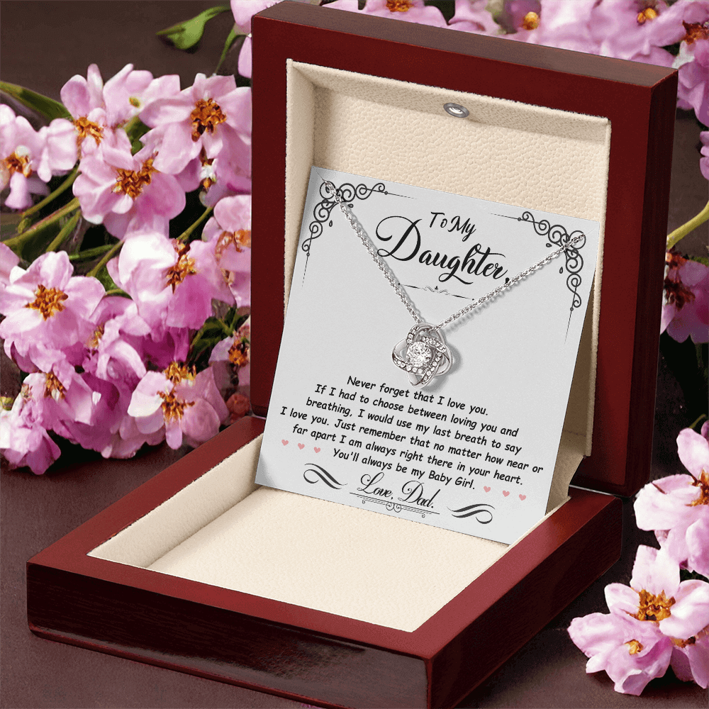 To My Daughter - Last Breath - Beautiful Gift Set - SSD31 Jewelry ShineOn Fulfillment