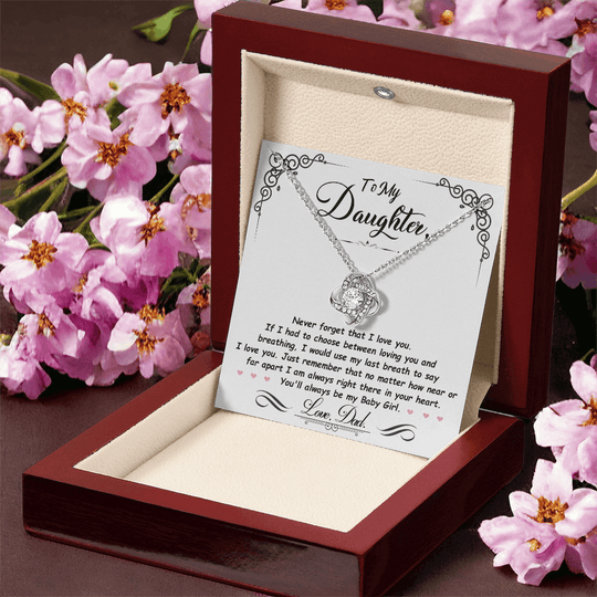 To My Daughter - Last Breath - Beautiful Gift Set - SSD31 Jewelry ShineOn Fulfillment