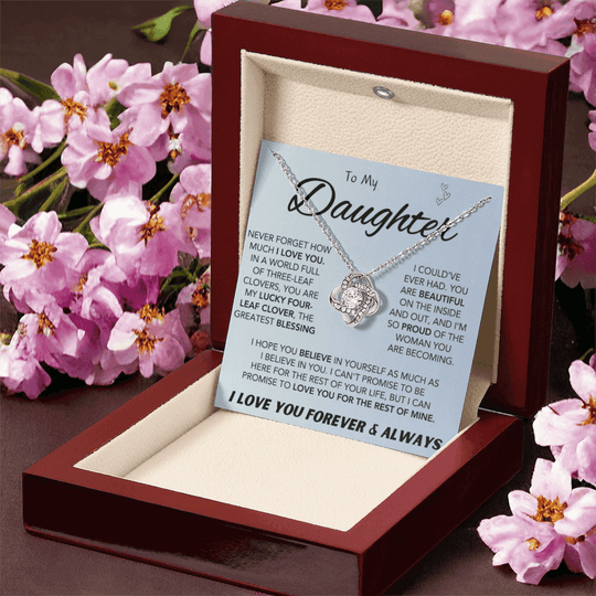 To My Daughter Necklace – Meaningful Gift for Daughter - IV56D