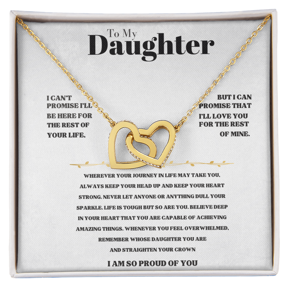 To My Daughter - Beautiful Gift Set - SS176 Jewelry ShineOn Fulfillment 18K Yellow Gold Finish Standard Box