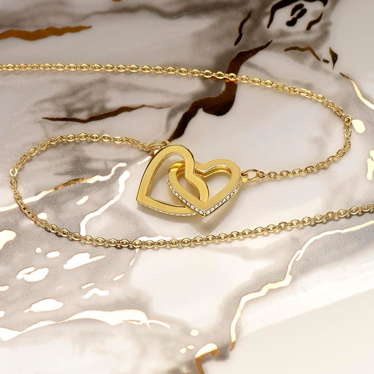 To My Gorgeous Wife - Forever Linked Hearts Gift Set - SSW23 Jewelry ShineOn Fulfillment