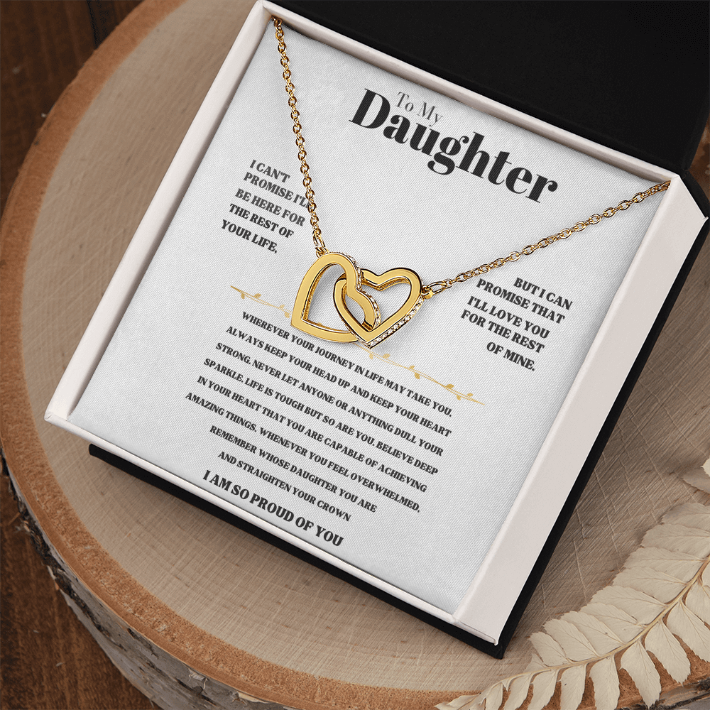 Daughter's Alluring Beauty Pendant in gift box with heartfelt message, meaningful milestone graduation or birthday gift for daughter