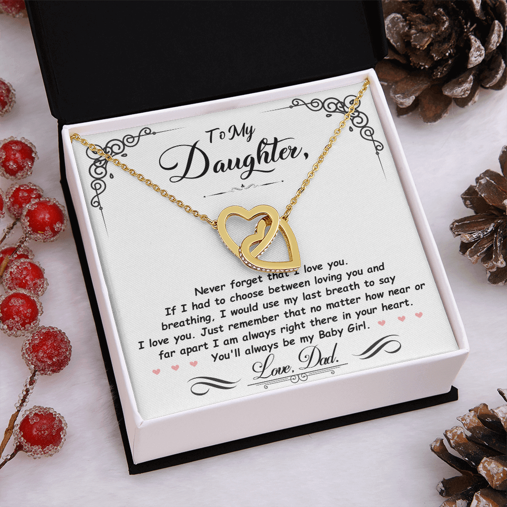 To My Daughter - Beautiful Gift Set - Last Breath - SSD31 Jewelry ShineOn Fulfillment