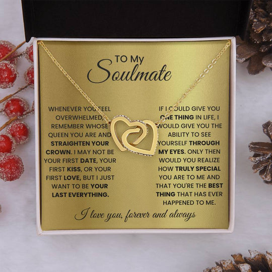 To My Soulmate - Intertwined Hearts Beautiful Gift Set - SSM2 Jewelry ShineOn Fulfillment