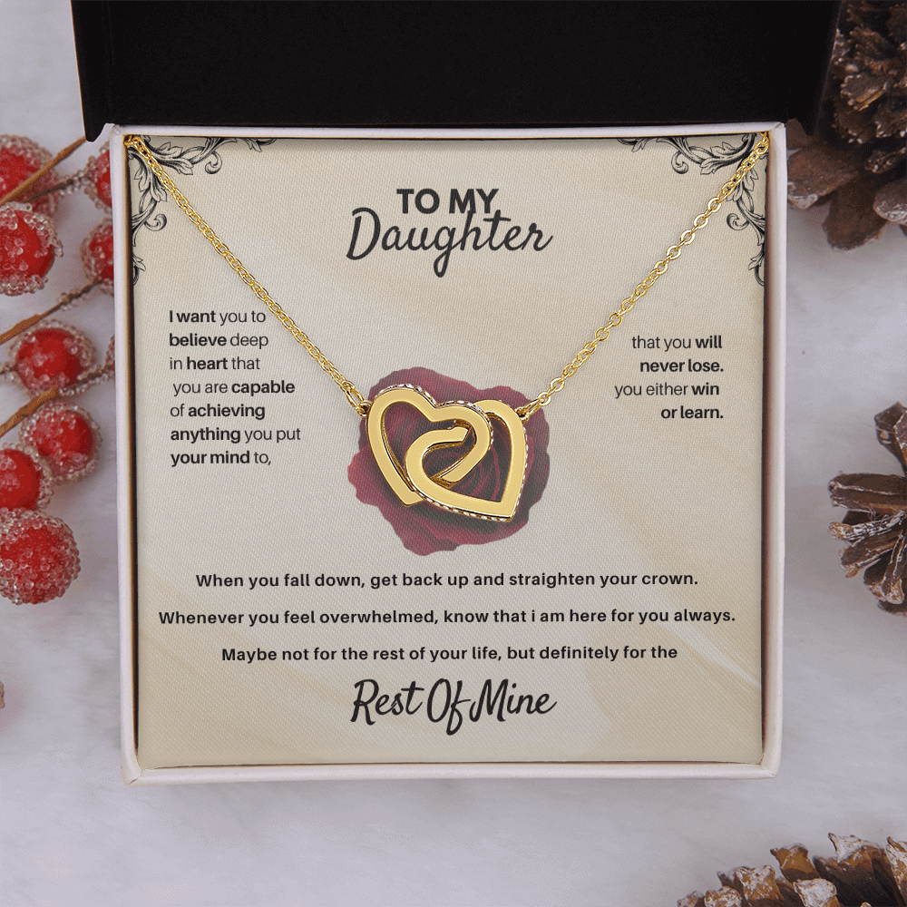 To My Daughter - Beautiful Gift Set - Rest Of Mine - SSD30 Jewelry ShineOn Fulfillment