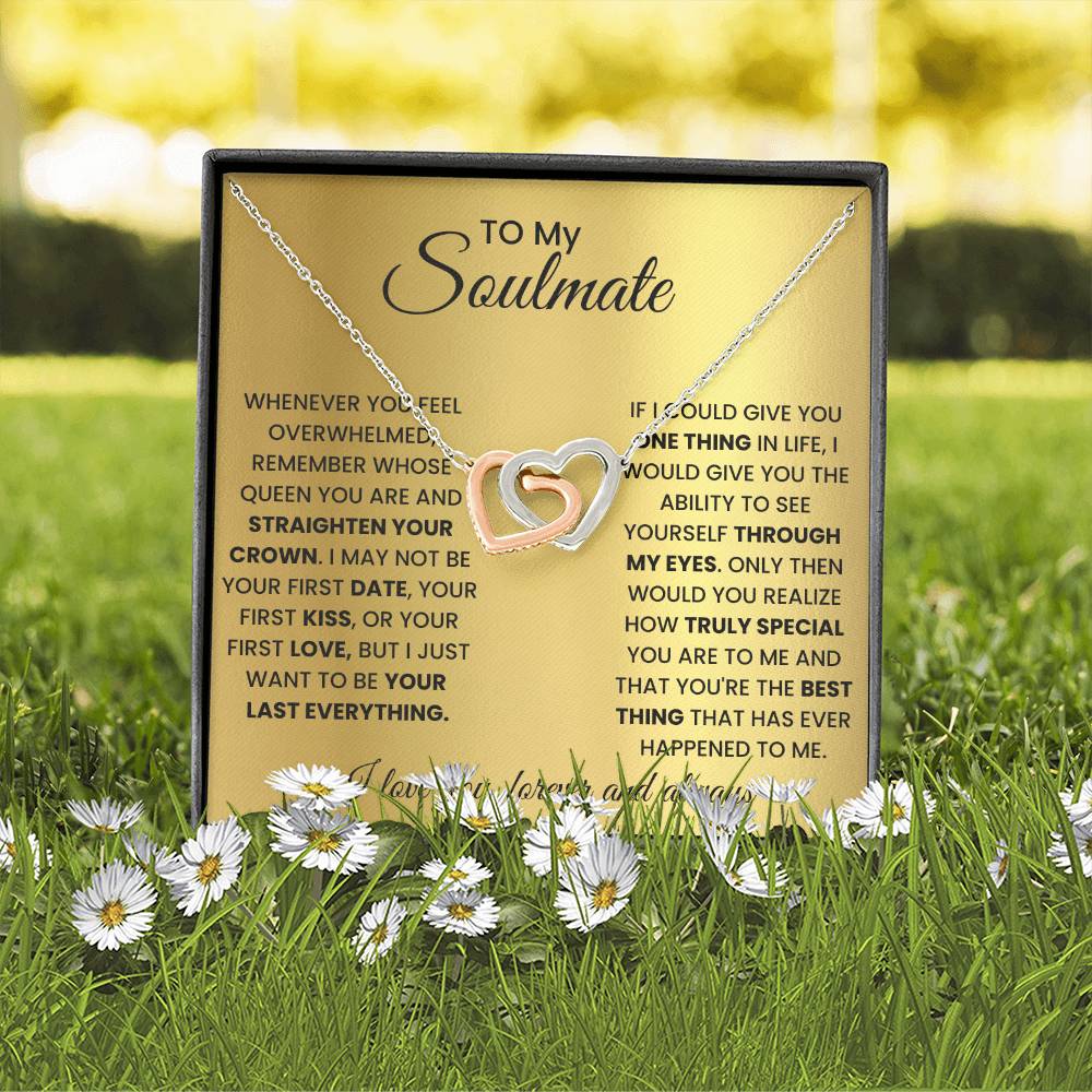To My Soulmate - Intertwined Hearts Beautiful Gift Set - SSM2 Jewelry ShineOn Fulfillment