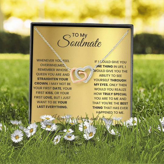 To My Soulmate - Intertwined Hearts Beautiful Gift Set - SSM2 Jewelry ShineOn Fulfillment