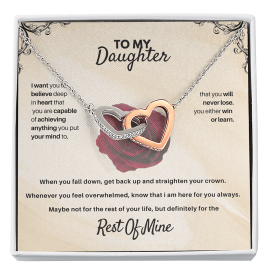 To My Daughter - Beautiful Gift Set - Rest Of Mine - SSD30 Jewelry ShineOn Fulfillment