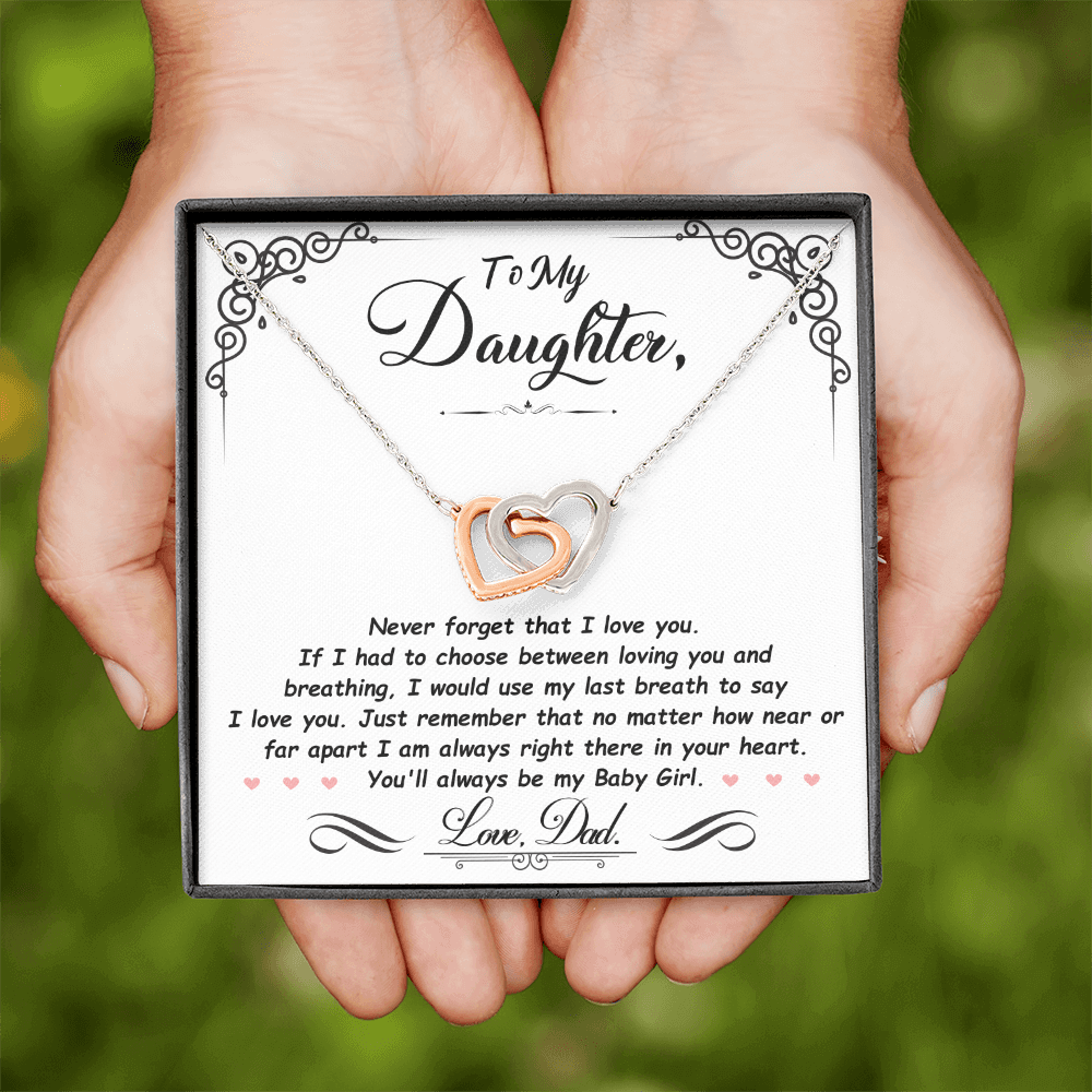 To My Daughter - Beautiful Gift Set - Last Breath - SSD31 Jewelry ShineOn Fulfillment