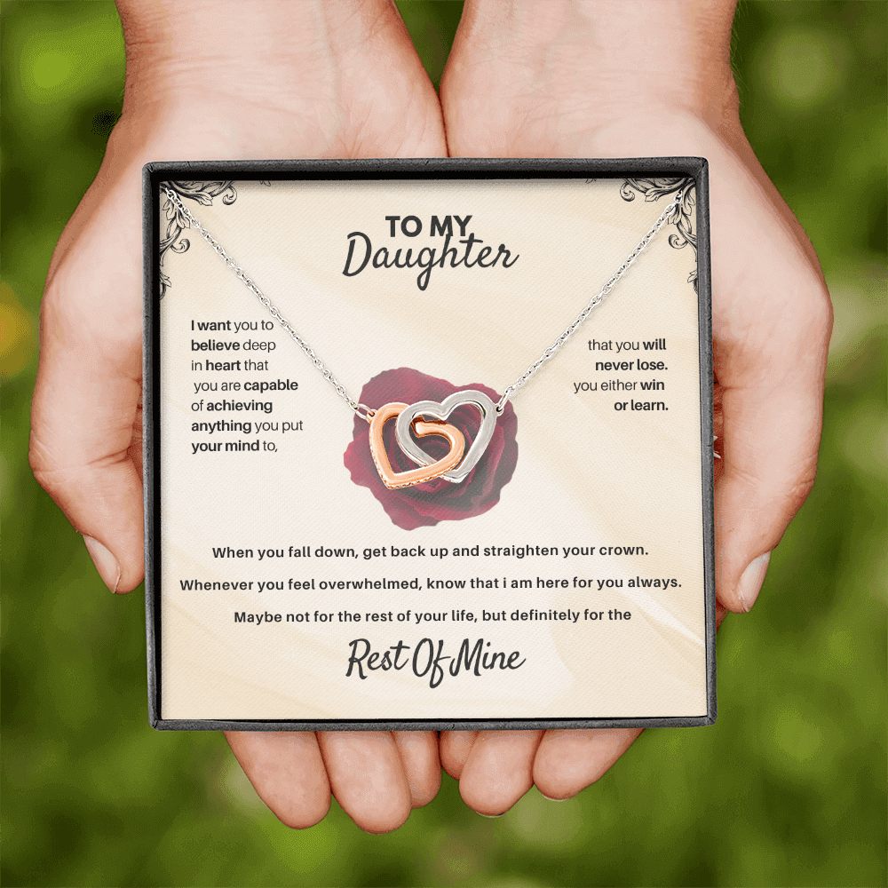 To My Daughter - Beautiful Gift Set - Rest Of Mine - SSD30 Jewelry ShineOn Fulfillment