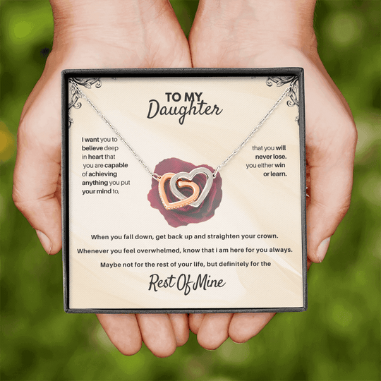 To My Daughter - Beautiful Gift Set - Rest Of Mine - SSD30 Jewelry ShineOn Fulfillment