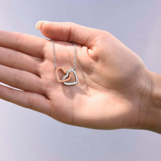 To My Sister - Interlocked Hearts Gift Set - SSS1V1 Jewelry ShineOn Fulfillment