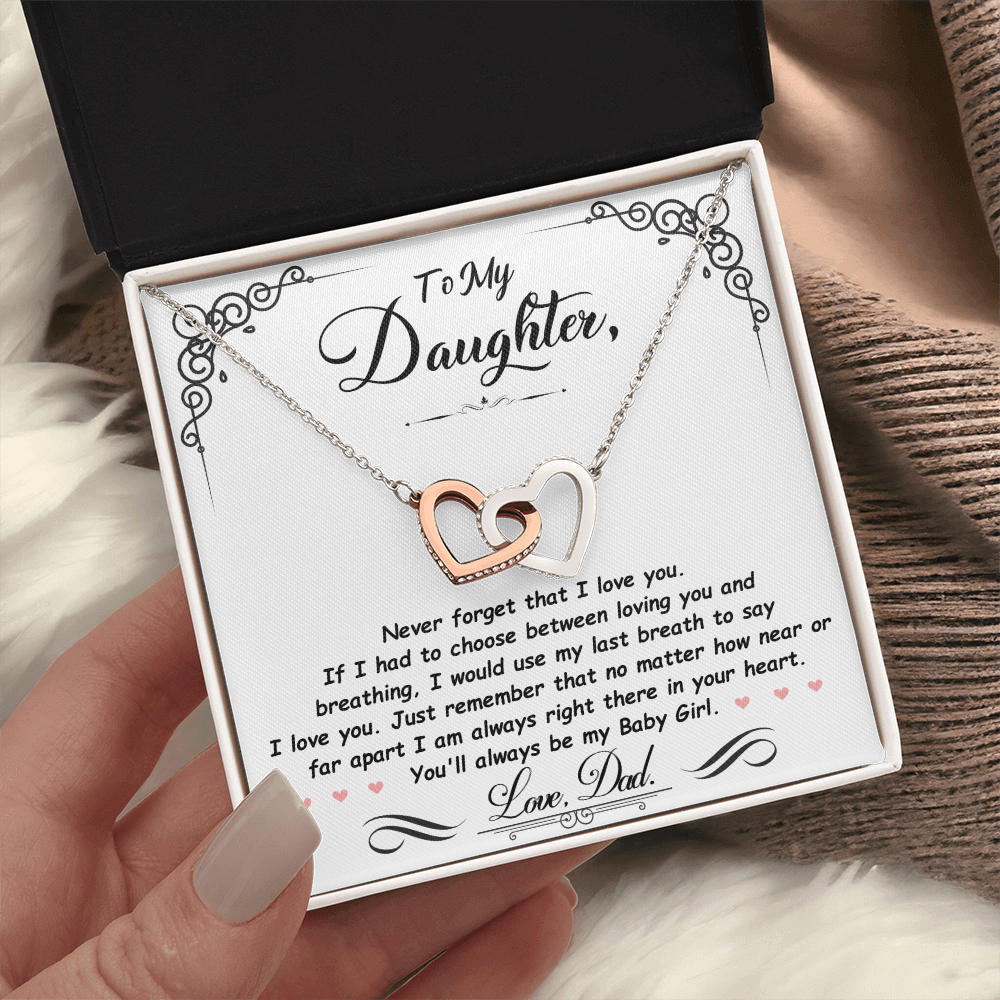 To My Daughter - Beautiful Gift Set - Last Breath - SSD31 Jewelry ShineOn Fulfillment