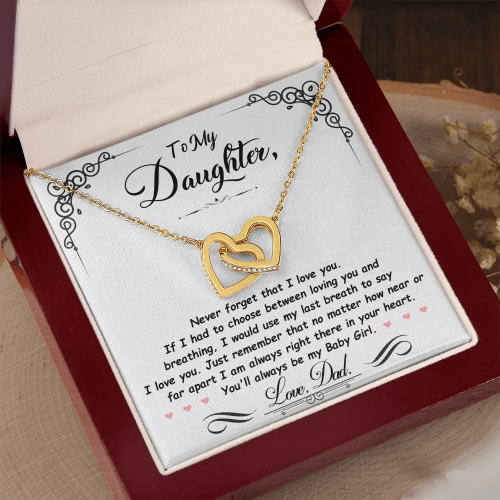 To My Daughter - Beautiful Gift Set - Last Breath - SSD31 Jewelry ShineOn Fulfillment