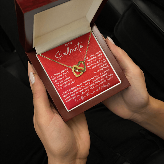 To My Soulmate - Intertwined Hearts Beautiful Gift Set - SSS4V1 Jewelry ShineOn Fulfillment