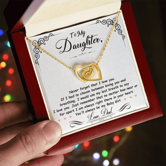To My Daughter - Beautiful Gift Set - Last Breath - SSD31 Jewelry ShineOn Fulfillment