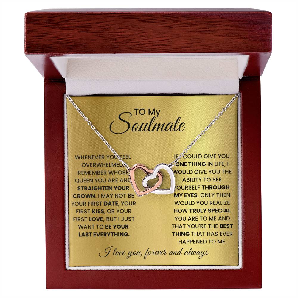 To My Soulmate - Intertwined Hearts Beautiful Gift Set - SSM2 Jewelry ShineOn Fulfillment