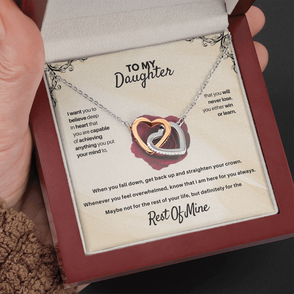 To My Daughter - Beautiful Gift Set - Rest Of Mine - SSD30 Jewelry ShineOn Fulfillment