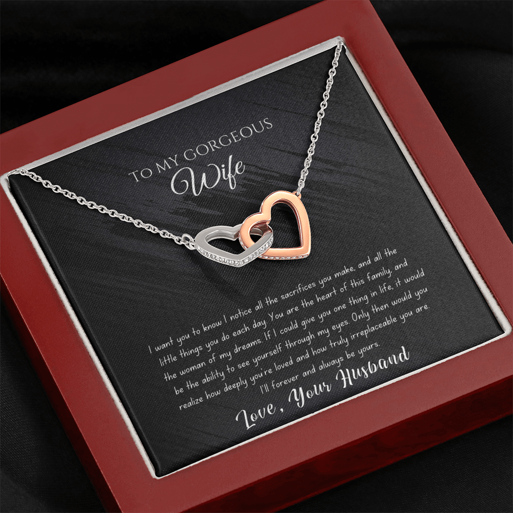 To My Wife Necklace – Meaningful Gift for Wife - IV51GW
