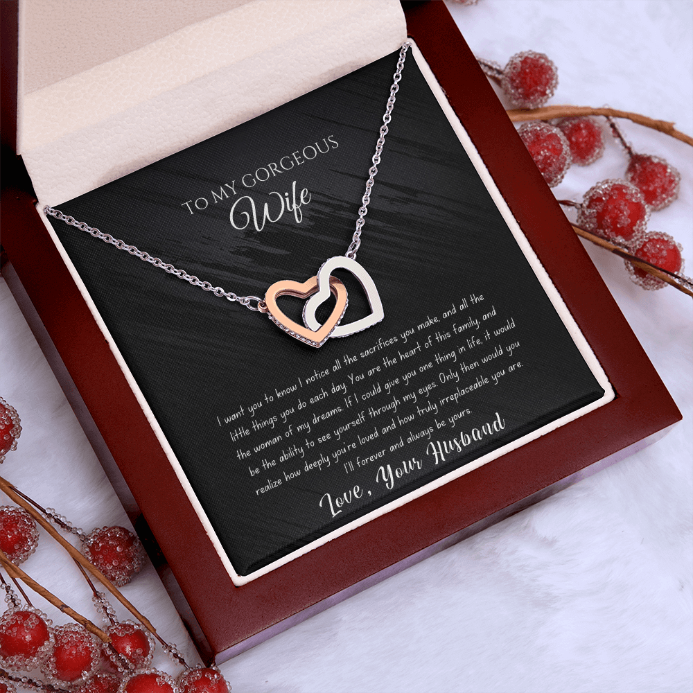 To My Wife Necklace – Meaningful Gift for Wife - IV51GW