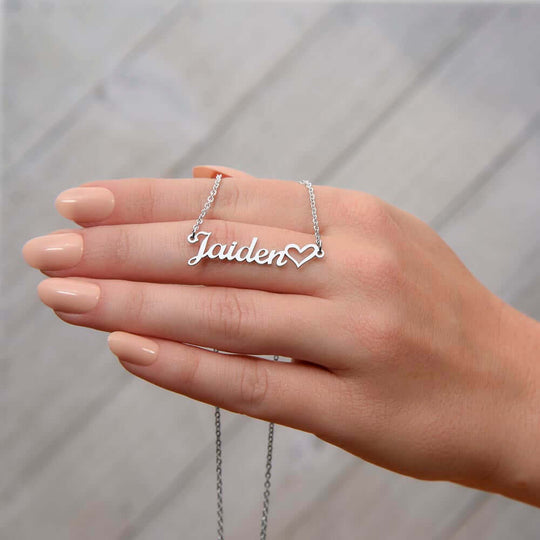 To My Wife - Last Everything - Custom Name Heart Neckle - SSW24 Jewelry ShineOn Fulfillment