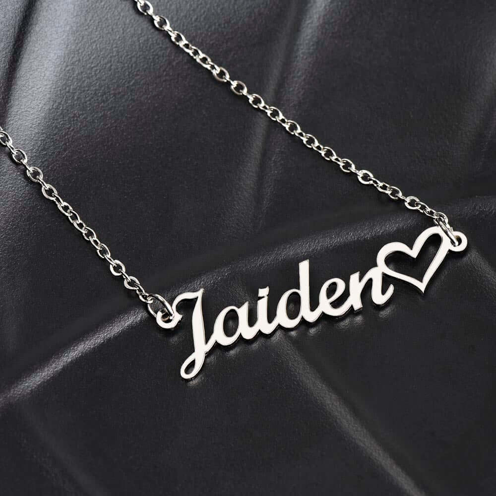 To My Wife - Last Everything - Custom Name Heart Neckle - SSW24 Jewelry ShineOn Fulfillment