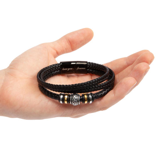 To My Man - I Love You Forever - Braided Bracelet Gift Set - SSTMM72 Jewelry ShineOn Fulfillment