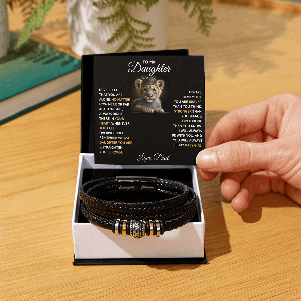 Gift for Daughter Bracelet – Love You Forever Bracelet from Dad