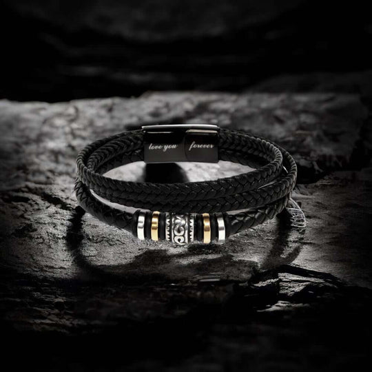 To My Man | Love You Forever | Braided Bracelet Gift Set - SSTMBW2 Jewelry ShineOn Fulfillment