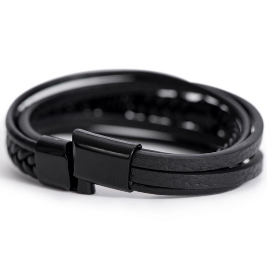 To My Son - Cross Bracelet - Old Lion - SSTS10