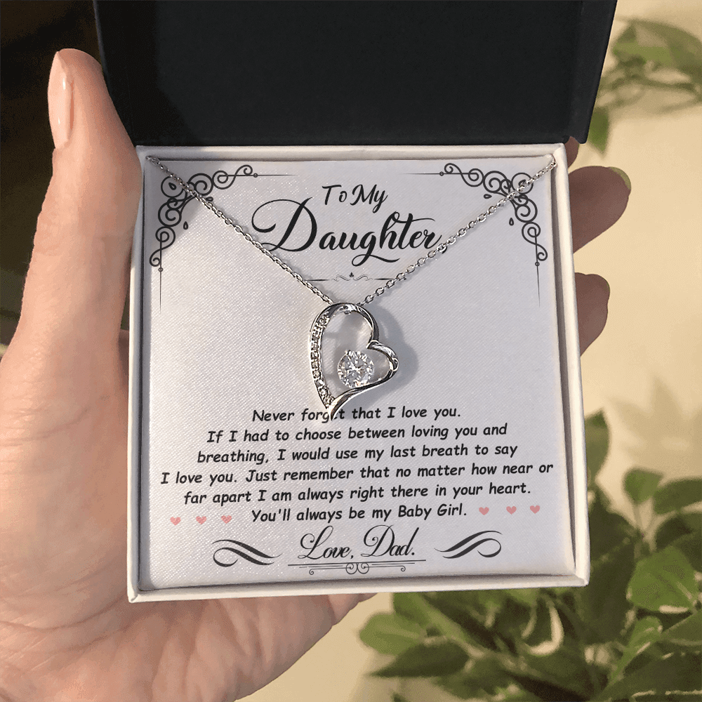 To My Daughter - Last Breath - Beautiful Gift Set - SSD31 Jewelry ShineOn Fulfillment