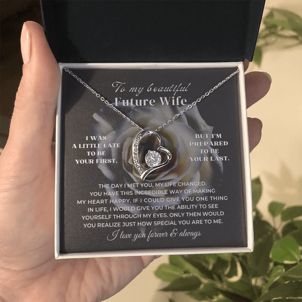 To My Future Wife - Forever Love Necklace Gift Set - SS339 Jewelry ShineOn Fulfillment