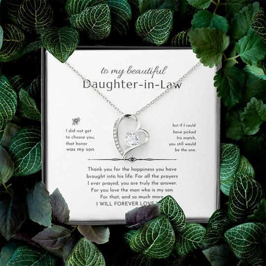 To My Daughter-In-Law - Forever Love Gift Set - SS232V2 Jewelry ShineOn Fulfillment