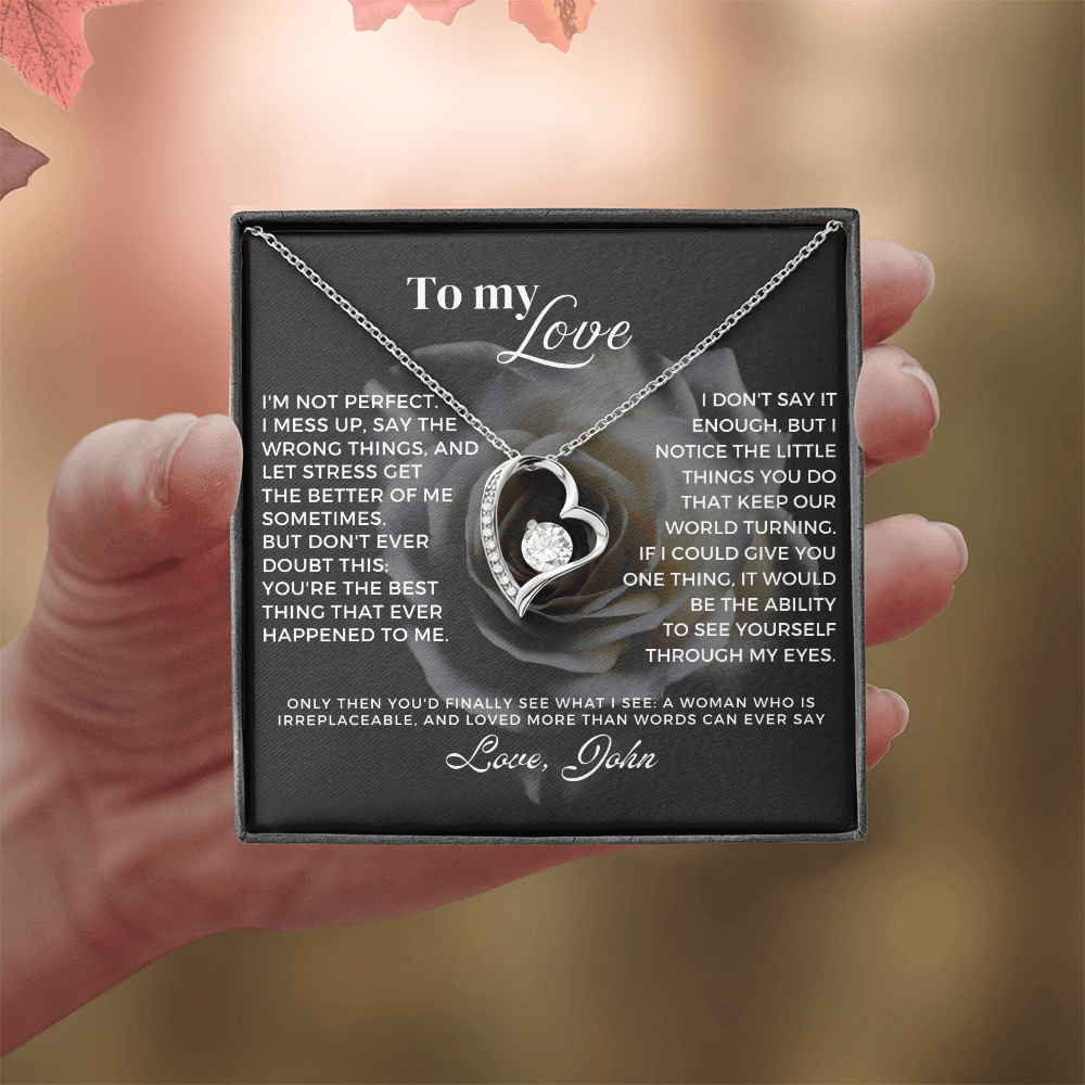 To My Love Necklace – Romantic Gift For Wife - IV52W