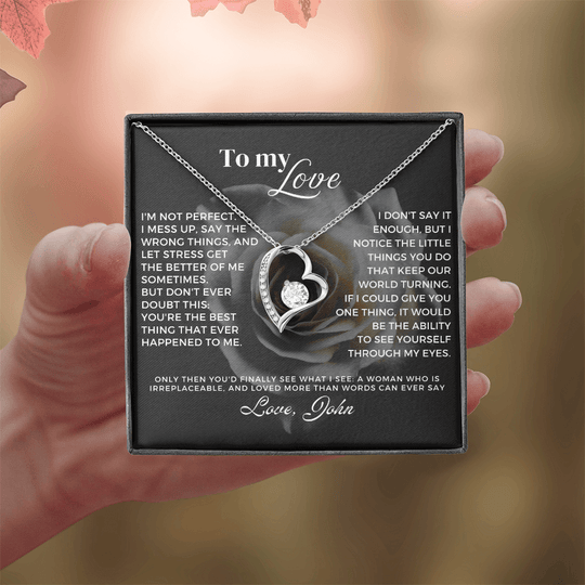 To My Love Necklace – Romantic Gift For Wife - IV52W