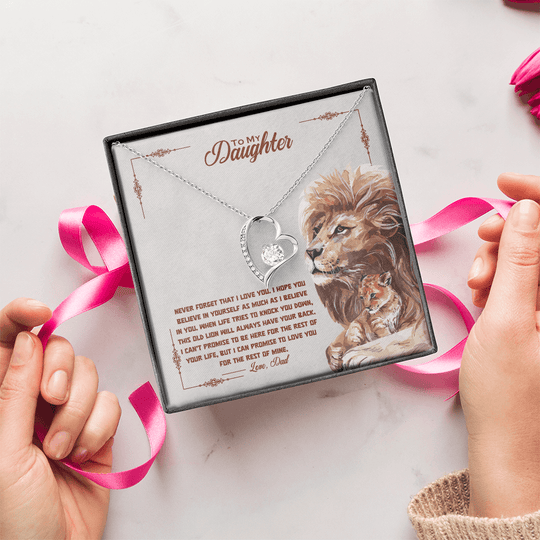 To My Daughter - Old Lion - Beautiful Gift Set - SSD34V2 Jewelry ShineOn Fulfillment
