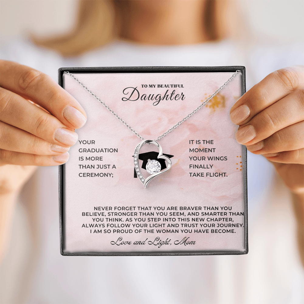 Sentimental Keepsake Jewelry for Daughter displayed in a gift box with heartfelt message.