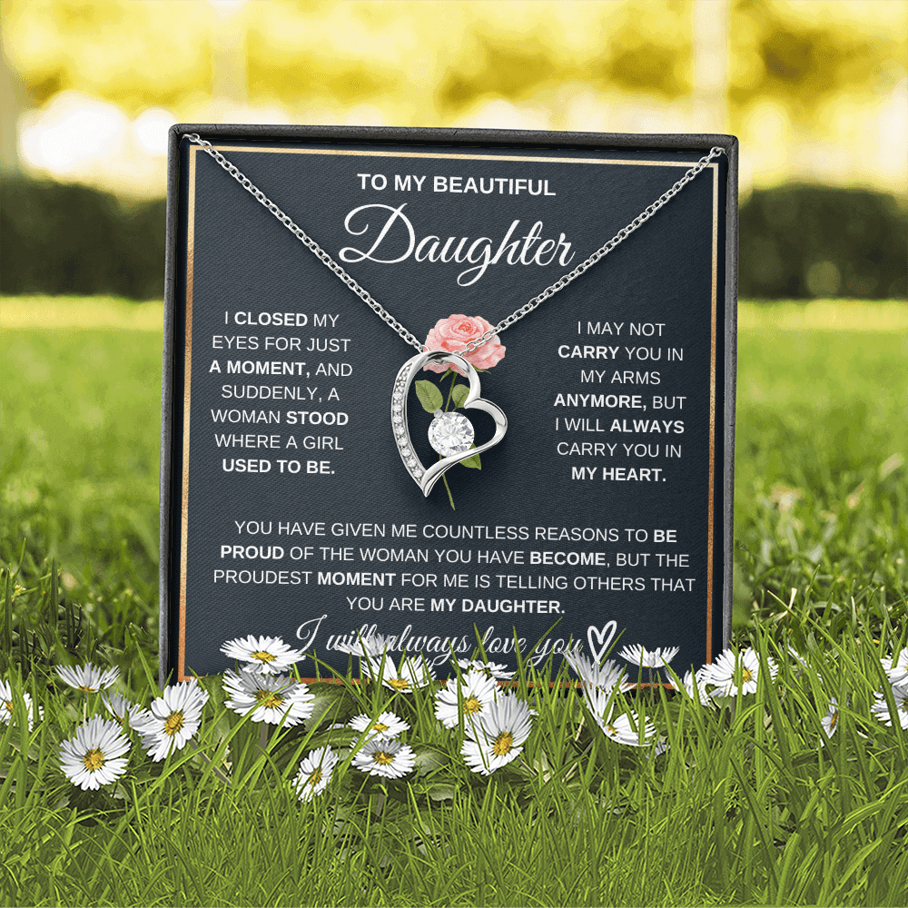 To My Beautiful Daughter - Pround Of You - Beautiful Gift Set - SSD51 Jewelry ShineOn Fulfillment