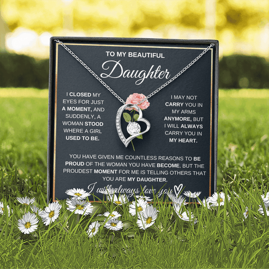 To My Beautiful Daughter - Pround Of You - Beautiful Gift Set - SSD51 Jewelry ShineOn Fulfillment