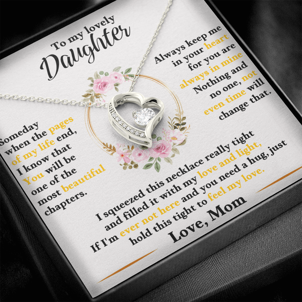 To My Lovely Daughter - Love Mom - Beautiful Gift Set - SSD50 Jewelry ShineOn Fulfillment